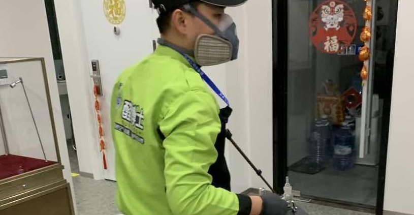 广汉招商银行除甲醛现场